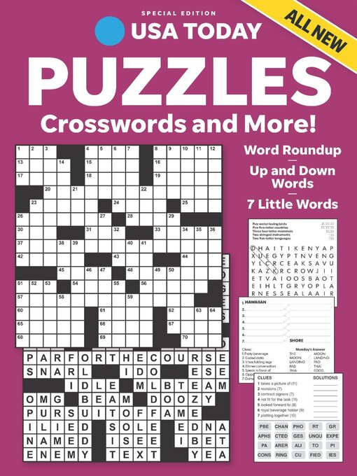 Title details for USA Today Puzzles, Crosswords and More! 2025 (Dark Purple Edition) by People Inc. - Available